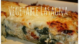 Vegetable Lasagna Easy Lasagna Recipe [upl. by Nitnilc632]