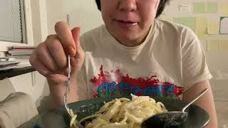 Pasta asmr mukbang [upl. by Geminian]