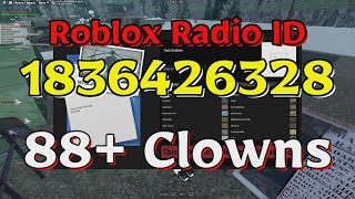 Clowns Roblox Radio CodesIDs [upl. by Yebot68]