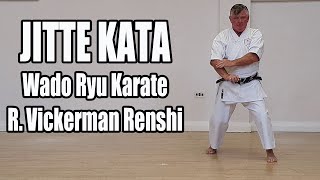 Jitte Kata  Wado Ryu Karate [upl. by Eralcyram367]