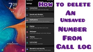 How to delete an unsaved number from call logEasy way to delete unsaved numberPriyas World [upl. by Emma998]