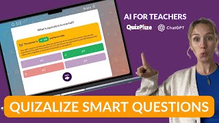 How to make a Smart Quiz with AI help Quizalize Smart Questions [upl. by Theadora]