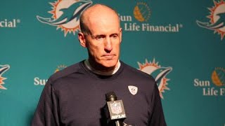 VIDEO Dolphins head coach Joe Philbin on loss to Patriots [upl. by Ahsenrac825]