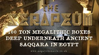 The Serapeum  100 Ton Megalithic Boxes Deep Underneath Ancient Saqqara in Egypt  Megalithomania [upl. by Earlie]