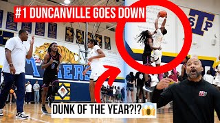 HUGE TEXAS UPSET 1 RANKED Duncanville VS Stony Point Micd up FUTURE D1  DUNK OF THE YEAR 😱 [upl. by Garratt]