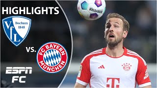 🏆 OUT OF REACH 🚨 Bochum vs Bayern Munich  Bundesliga Highlights  ESPN FC [upl. by Aiva]