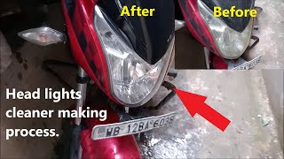 Headlights cleaner liquid making process DIY headlights cleaner making formulation [upl. by Sandy]