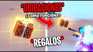 UBICACIONES TODOS los REGALOS de NAVIDAD en FORTNITE🎁❓ DONDE ENCONTRAR REGALOS de NAVIDAD FORTNITE [upl. by Ennaillij456]