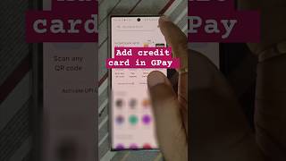 How To Add Credit Card In Gpay Shorts banking bank newvideo [upl. by Bridgette]