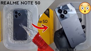 Realme Note 50 iP54 Water Test 💦💧 Actually Waterproof Or Not⚠️⚠️ [upl. by Llireva]