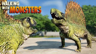 DIMETRODON IN JURASSIC WORLD  All Skins Battle Breakout amp Animations  Jurassic World Evolution [upl. by Sire]