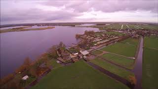 Nederlands polder landschap by drone [upl. by Dorcea]