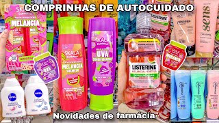 VLOG COMPRINHAS DE AUTOCUIDADO 🛒💗novidades de farmácia [upl. by Tabb91]