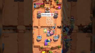 Defense 🎯  hog cycle deck  clash royale  shorts battleroyale supercell [upl. by Milena]