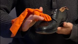 How to Use Leather Cleaner and Conditioner on Shoes  Answering a Customer’s Question [upl. by Aicitel]