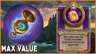 MAX VALUE DRAGON PRINTER RAFAAM  Hearthstone Battlegrounds [upl. by Yenahs]