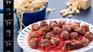 Kjøttboller med ost og spicy tomatsaus [upl. by Nido711]