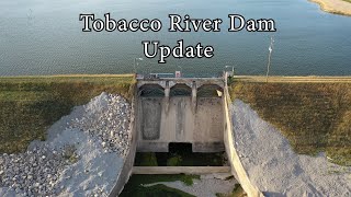 Update Tobacco River Dam Edenville Dam Wixom Lake Flood 2020  Aerial [upl. by Desimone]