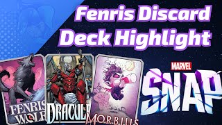 Dracula Fenris Wolf Discard  Marvel SNAP Deck Highlight [upl. by Neall267]