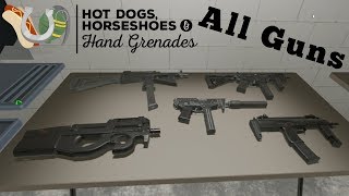 All Guns  PDW  Hot Dogs Horseshoes and Hand Grenades Gameplay  HTC VIVE  VR [upl. by Tonry]