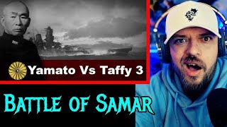 LONGEST NAVAL SHOT Yamato vs Taffy 3  The Battle of Samar  REACTION [upl. by Niboc]