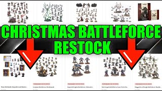 NOBODY NOTICED ANOTHER ROUND Warhammer Christmas BATTLEFORCE Coming Back 40k New40k NewAoS [upl. by Folger]