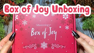 Maniology Box of Joy 2023 Unboxing  Christmas Nail Art  Nail Supply Advent Calendar [upl. by Edmon]