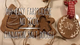 DIY EASY NOCook Cinnamon Salt Dough [upl. by Irpak812]