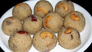 Easy Rava Laddu Preparation in Telugu రవ్వ లడ్డు చేయడం ఎలా [upl. by Ybeloc]