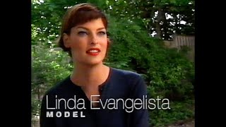 Linda Evangelista for Kenar 1998 Fashion TV [upl. by Ettelliw]