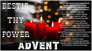 Bestir Thy Power and Come Lord  Advent Hymn  Lyrics [upl. by Noelani]