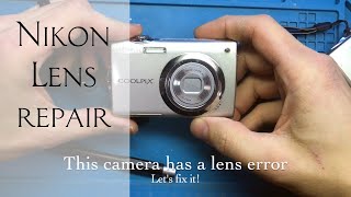 Camera Repair Nikon Coolpix S4000 Lens Error [upl. by Levram684]