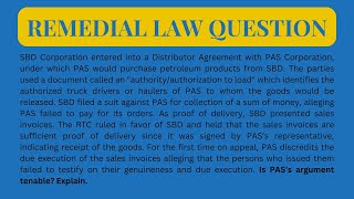 Subic Bay Distribution Inc vs Western Guaranty Corp GR 220613 LazaroJavier Remedial 2 [upl. by Naul742]