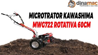 Micro kawashima MWG 722 rotativa 60cm Motor 7HP [upl. by Duane938]