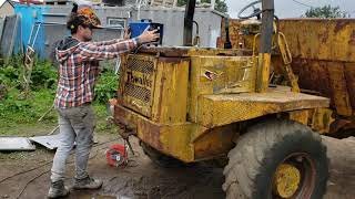 Thwaites 6ton dumper restoration part 1 [upl. by Koller]