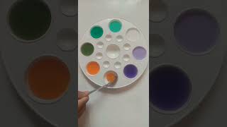 Colormixing water color colormixing art painting drawing clayart shorts [upl. by Yttap]