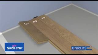 How to install Quick Step laminate flooring planks [upl. by Nilreb]