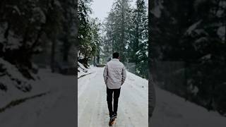 Best places to visit for snowfall in india Mashobra shimla travel shorts snowfall mashobra [upl. by Helena]