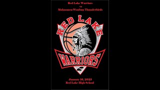 Red Lake Warriors vs MahnomenWaubun Thunderbirds 1162023 [upl. by Eillek]