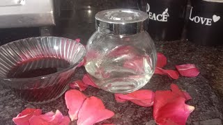 Home Made Rose Water  Easy Way To Make 100 Pure Rose Water At Home [upl. by Erickson511]