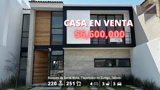 Casa Nueva en Bosques Santa Anita de 66 millones de pesos [upl. by Marron]