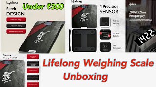 Lifelong Weighing Scale Unboxing Under Rs300  For Home  Offices [upl. by Cleon]