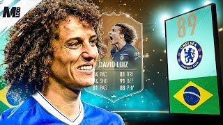 FIFA 19 FLASHBACK LUIZ REVIEW  89 FLASHBACK LUIZ PLAYER REVIEW  FIFA 19 ULTIMATE TEAM [upl. by Ahsekram184]