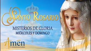 Santo Rosario en Audio  Misterios de Gloria  Miércoles y Domingo [upl. by Ignazio]