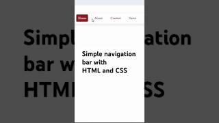 How to create navigation bar with HTML and Css httpsyoutubev0yTNkRDmmosiectqrBhGLpSHR5h7 [upl. by Wohlen]