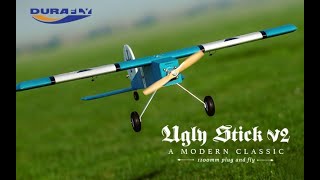 Durafly Ugly stick V2 PNP 1100mm flight [upl. by Pincince]