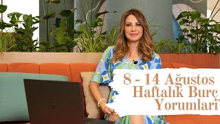 YÜZLEŞMEKTEN KAÇINMA 8  14 Ağustos Haftalık Burç Yorumları  Hande Kazanova ile Astroloji [upl. by Adel]