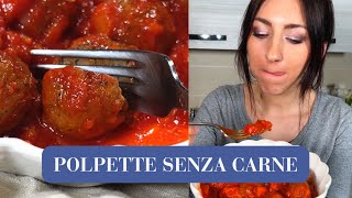 POLPETTE SENZA CARNE  Ricetta SENZA GLUTINE [upl. by Eimmas]