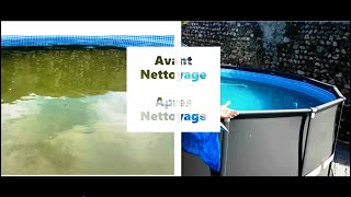 Nettoyage de la piscine  Rattraper leau verte dune Piscine  Sortie dhivernage 6 [upl. by Smiley664]