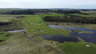 Unexpected water features at West Links Golf Course North Berwick [upl. by Siladnerb]